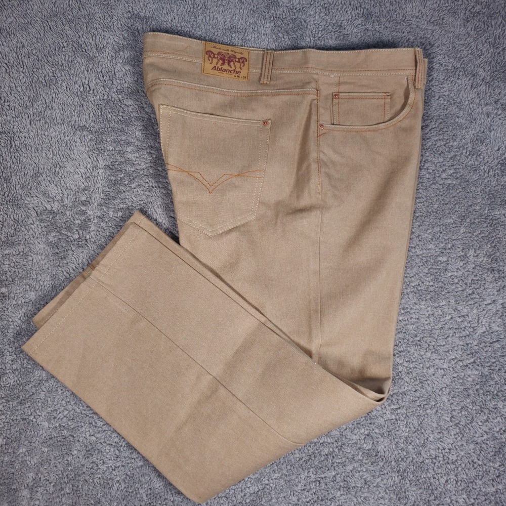 Ablanche 46 X 32 New York Jeans Denim Color: Raw Khaki Style 83949 New